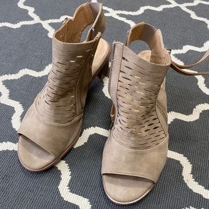 Torrid faux suede block heel bootie